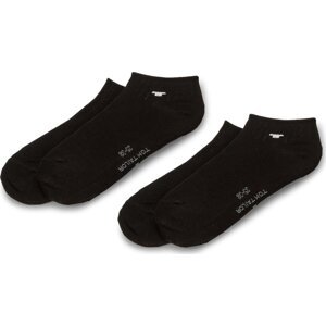 Sada 2 párů dámských nízkých ponožek Tom Tailor 9475 Black 610