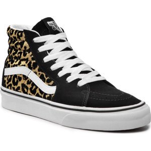 Sneakersy Vans Sk8-Hi VN0A4UI2ABS1 (Flocked Leopard)Blktrwht