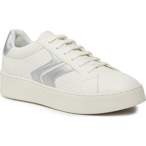 Sneakersy Geox D Skyely D45QXA 054AJ C1151 Optic White/Silver