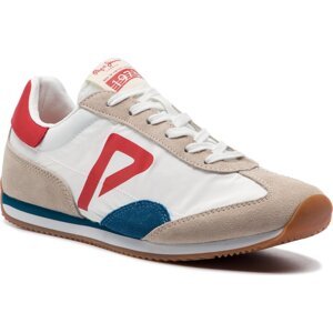 Sneakersy Pepe Jeans Tahiti Retro PMS30513 Factory White 801