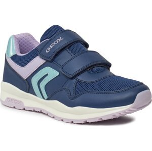 Sneakersy Geox J Pavel Girl J458CA 0BC14 C4215 D Navy/Lilac