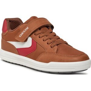 Sneakersy Geox J Arzach Boy J454AA 0FUME C0056 D Brown/Red