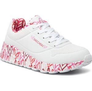 Sneakersy Skechers Uno Lite Lovely Luv 314976L/WRPK White/Red/Pink