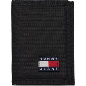 Velká pánská peněženka Tommy Jeans Tjm Ess Daily Nylon Trifold AM0AM12083 Black BDS