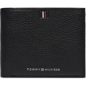 Velká pánská peněženka Tommy Hilfiger Th Central Cc Flap And Coin AM0AM11856 Black BDS