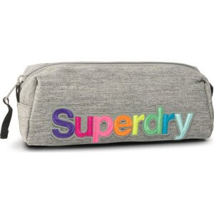 Penál Superdry Rainbow Pencil Case W9810003A Grey Marl