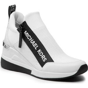 Sneakersy MICHAEL Michael Kors Willis Wedge Trainer 43S2WIFS2D Bílá