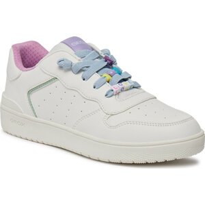Sneakersy Geox J Washiba Girl J45HXD 0003W C0653 D White/Multicolor