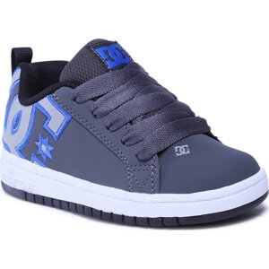 Sneakersy DC Court Graffik ADBS100207 Dark Grey/Black (Dgb)