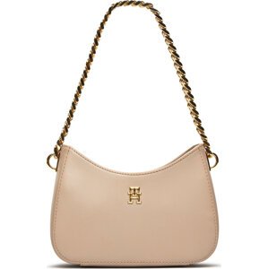 Kabelka Tommy Hilfiger Th Refined Chain Shoulder Bag AW0AW16079 Smooth Taupe PKB