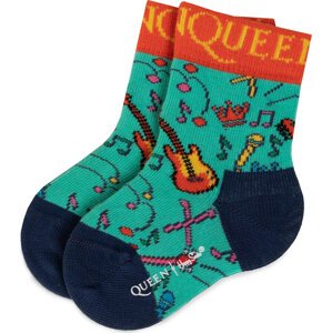 Vysoké dětské ponožky Happy Socks KQUE01-6700 Barevná