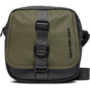 Brašna Calvin Klein Jeans Utilitarian Sq Camerabag Flap18 K50K511510 Dark Grey/Dusty Olive 0IO