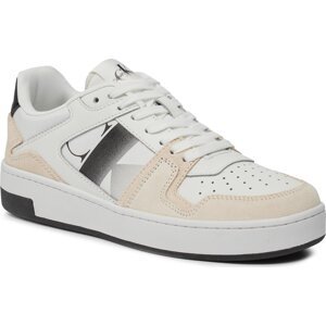 Sneakersy Calvin Klein Jeans Basket Cupsole Lace Mix Nbs Sat YW0YW01446 Bright White/Black 01W