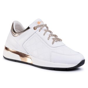Sneakersy Nessi 20706 Biały/Złoto