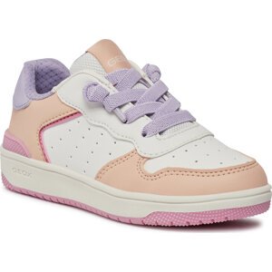 Sneakersy Geox J Washiba Girl J36HXD 054FU C1997 S White/Peach