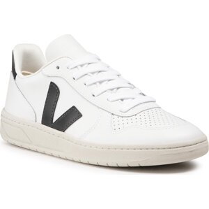 Sneakersy Veja V-10 Leather VX020005A Extra White/Black 1