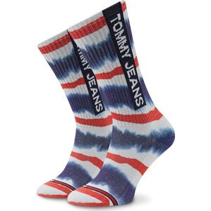 Klasické ponožky Unisex Tommy Jeans 701220285 Navy/Red 001
