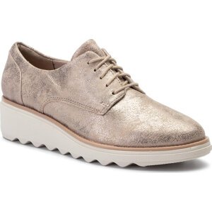 Oxfordy Clarks Sharon Crystal 261400714 Pewter