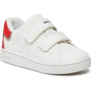 Sneakersy Geox B Eclyper Boy B365LA 000BC C0050 White/Red