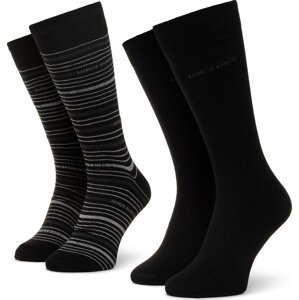 Sada 2 párů pánských vysokých ponožek Boss 2P Rs Stripe Cc 50425460 1