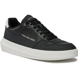 Sneakersy Calvin Klein Jeans Chunky Cupsole Low Lth In Sat YM0YM00873 Black/Bright White 0GM