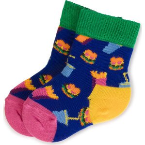 Vysoké dětské ponožky Happy Socks KHAM01-6000 Barevná