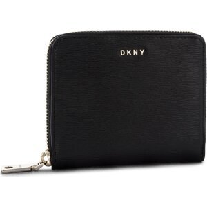 Velká dámská peněženka DKNY Bryant Sm Zip Around R8313656 Blk/Gold BGD