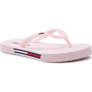 Žabky Tommy Jeans Essential Flat Beach Sandal EN0EN01433 Light Pink TOG