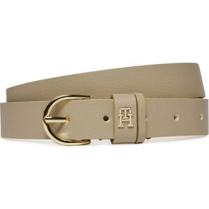 Dámský pásek Tommy Hilfiger Th Central Cc And Coin White Clay AES