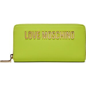 Velká dámská peněženka LOVE MOSCHINO JC5611PP1IKD0404 Lime