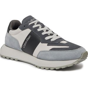 Sneakersy Calvin Klein Low Top Lace Up Mix HM0HM00497 Granite Road/Magnet/Light Grey 0IO