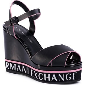 Sandály Armani Exchange XDP012 XV305 K001 Black/Black
