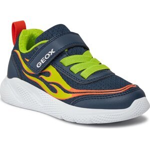 Sneakersy Geox J Sprintye Boy J45GBB 01454 C0749 M Navy/Lime