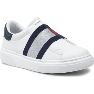 Sneakersy Tommy Hilfiger Low Cut Sneaker T3A4-32154-1383 S White/Blue/Red Y003