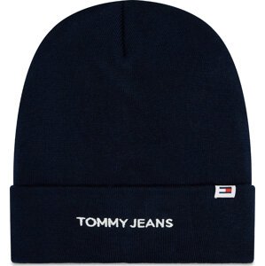 Čepice Tommy Jeans Linear Logo AW0AW15843 Dark Night Navy C1G