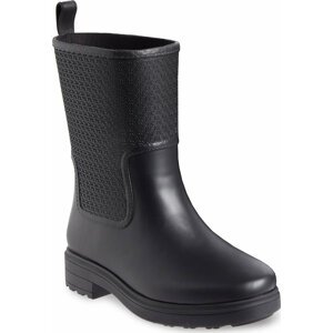 Kotníková obuv s elastickým prvkem Calvin Klein Ess Rainboot - Nano Mono Wl HW0HW01706 Ck Black BEH