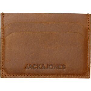 Pouzdro na kreditní karty Jack&Jones Side 12228267 Cognac