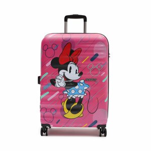 Střední Tvrdý kufr American Tourister Wavebreaker Disney 85670-9846-1CNU Minnie Futrure Pop