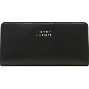 Velká dámská peněženka Tommy Hilfiger Casual Chic Leather Large Wallet AW0AW14916 BDS