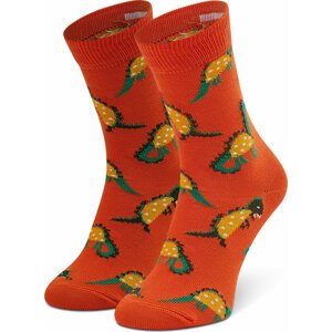 Vysoké dětské ponožky Happy Socks KTAS01-2900 Oranžová