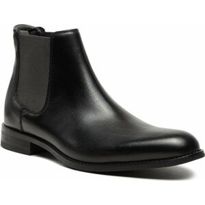 Kotníková obuv s elastickým prvkem Clarks Craftarlo Top 261734607 Black Leather