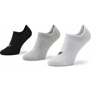 Sada 3 párů dámských vysokých ponožek 4F H4Z22-SOD301 90S