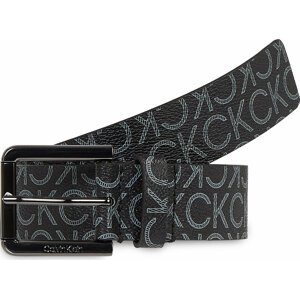 Pánský pásek Calvin Klein Inlay Bar Mono K50K510929 Black Classic Mono 01H