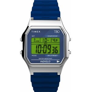 Hodinky Timex T80 TW2V41200 Blue/Silver