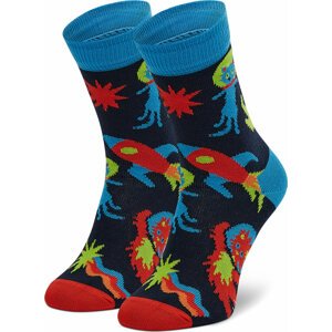 Vysoké dětské ponožky Happy Socks KSPC01-6500 Černá