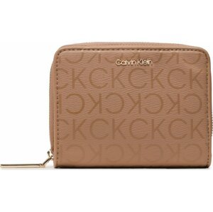 Malá dámská peněženka Calvin Klein Ck Must Z/A Wltt Flp Md Epi Mono K60K609996 0HE