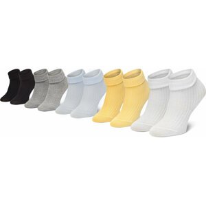 Sada 5 párů dětských vysokých ponožek Boss J90199 Yellow 537