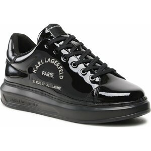Sneakersy KARL LAGERFELD KL52539S Black Patent Lthr