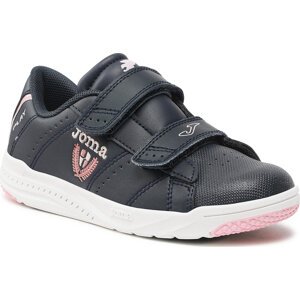 Sneakersy Joma Play Jr WPLAYW2233V Navy/Pink