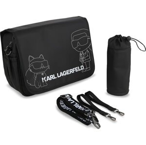 Přebalovací taška Karl Lagerfeld Kids Z30164 Black 09B